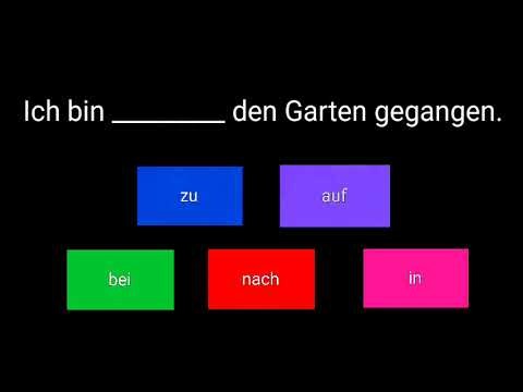 A1, A2, B1 - Learn German, #grammar, German grammar, #preposition, #nach #zu #learnGerman