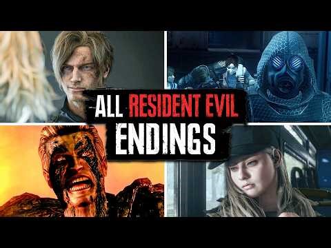 All Resident Evil Ending Scenes (1996-2026)
