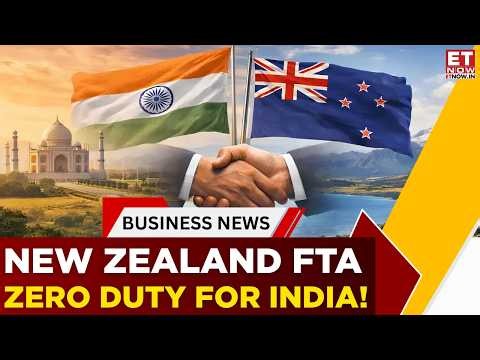 India-New Zealand FTA Kicks In! Zero-Duty Exports, $20 Billion Investment: Which Sectors Win?