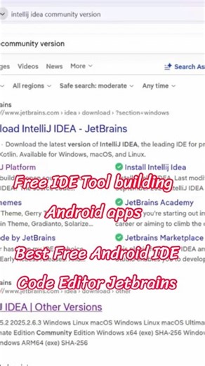 🚀 Best Free IDE for Android app Development. JetBrains Community Edition Setup 📱