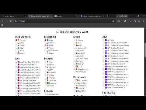 Install and Update All Your Programs at Once
