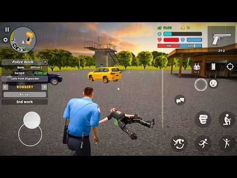 Patrolling the Dangerous Streets - Police Cop Simulator Gang War Gameplay