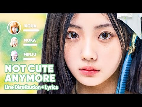 ILLIT - NOT CUTE ANYMORE (Line Distribution + Lyrics Karaoke) PATREON REQUESTED