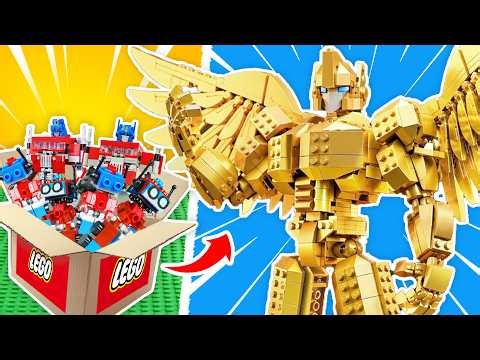 LEGO Build: Gold Optimus Prime Mech Upgrade | ROBO Bricks Channel