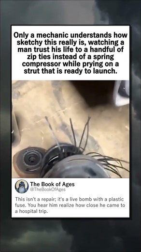 TRUSTING ZIP TIES ON A LIVE BOMB STRUT