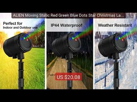 ALIEN Moving Static Red Green Blue Dots Star Christmas Laser ... — Amazing Value 2026 | Must Have!