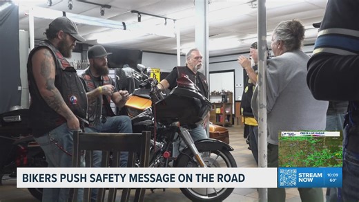 East Texas bikers push distracted driving awareness as part of Motorcycle Safety Awareness Month