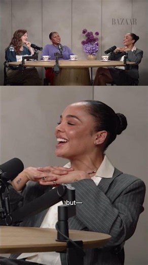 #TessaThomspon says her red carpet style is very different from her personal style. #thegoodbuy