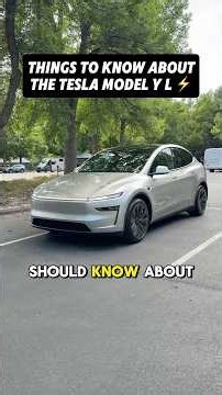 What You Should Know About the new Model Y L 👀