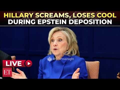 ‘I am done’: Hillary Clinton bangs table, yells and walks out as GOP grills her over Epstein ties