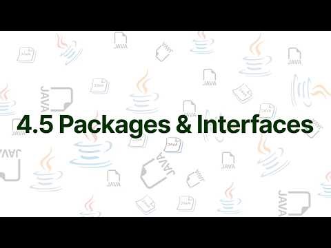 CMP 175 Java Unit 4.5 | Packages and Interfaces Explained