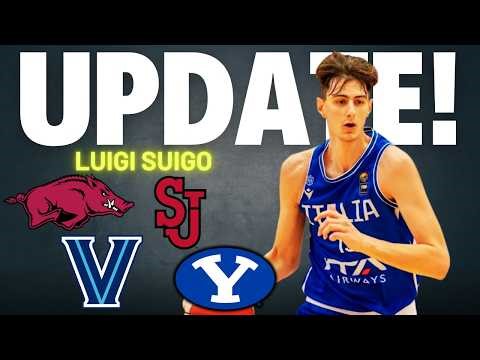 Luigi Suigo Recruit Update - Villanova, Arkansas, BYU, St. John's All Pursuing Heavily!