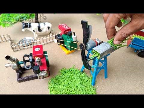 Diy diorama making mini motor water pump science project