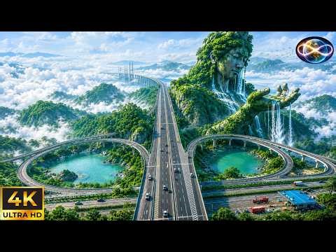 MAGNIFICENT BRIDGES AND ROADS | Top Most Beautiful Canals and Bridges on the Planet Through _ 4K