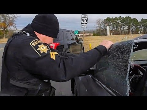 Corporal RIPS OUT a Sovereign Citizens Car Window with his BARE HANDS For Refusing To Comply 