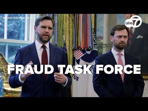 LIVE | JD Vance leads first fraud task force meeting at White House