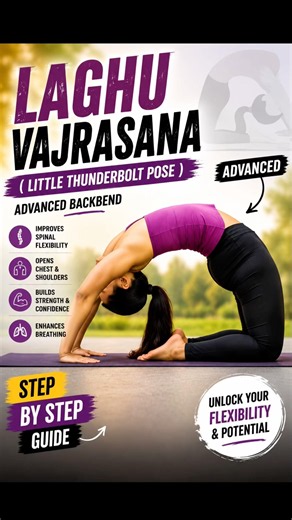 Learn advance and beginner Laghu Vajrasana |yoga|