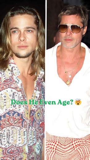 Brad Pitt: 35 Years of Style & Magic ✨ #bradpitt #beforeandafter #shorts