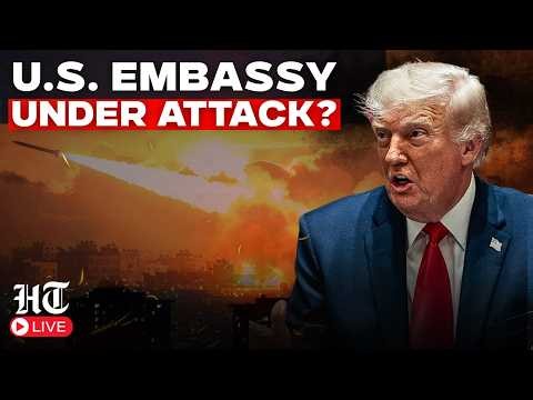 LIVE | US Embassy 'Under Attack'? Drone Alert Sparks Panic in Iraq Near Iran | Iran War LIVE