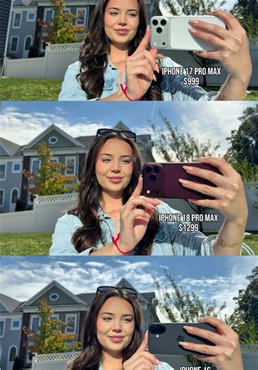 Tested these iPhone cameras outside! Which one is better? #iphone17pro #iphone18pro #newiphone