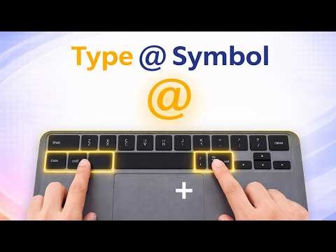 How to Type @ Symbol on Keyboard | At Sign Shortcut Guide