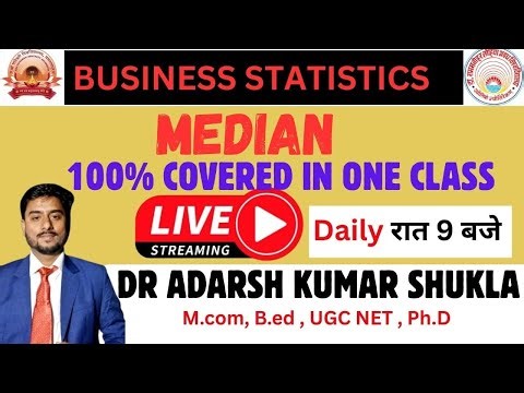 Live Statistics Class | Arithmetic Mean in Continuous Series
