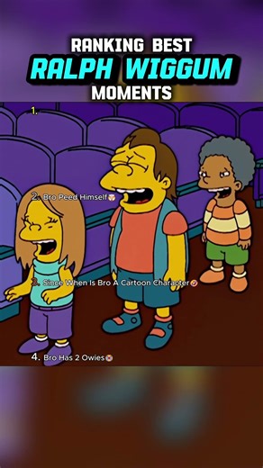 Ralph Wiggum Best Moments 😭 #shorts