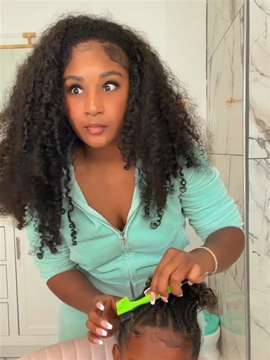 Ti Taylor's Baby Dream Hides from Daysha Playing in Her Hair 🤣