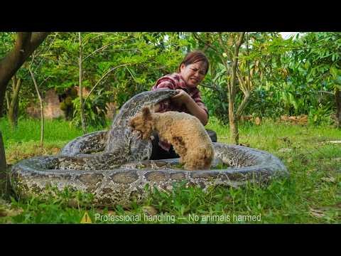 72 Hours On High Alert: Giant Python Sneaks Into The Farm And Attacks The Dog!