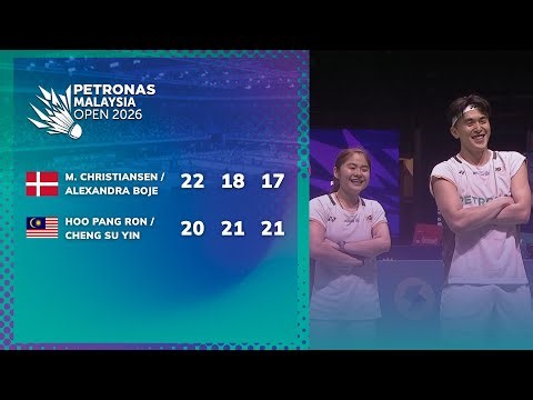 M. Christiansen/Alexandra Bøje 1-2 Hoo Pang Ron/Cheng Su Yin | P32 | PETRONAS Malaysia Open 2026