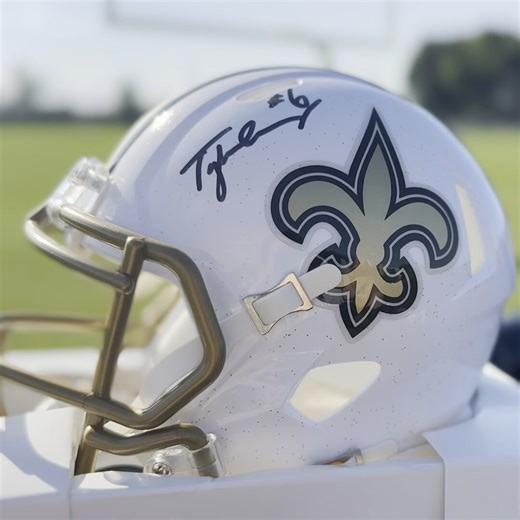 Schedule Release Contest 🔥RT for a chance to win an autographed Tyler Shough color rush mini helmet! #Saints | Rules: https://t.co/qySVU6YfWo