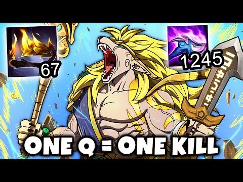 WHEN NEW SEASON CRIT NASUS DROPS 32 KILLS! (1200+ Stacks, Level 20, 1v5 God Mode)