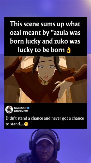 Avatar: The Last Airbender-This scene shows Ozai’s “Azula was born lucky, Zuko was lucky to be born.