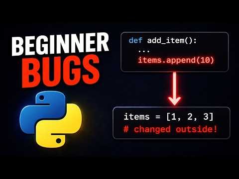 Stop Making These 5 Python Mistakes NOW