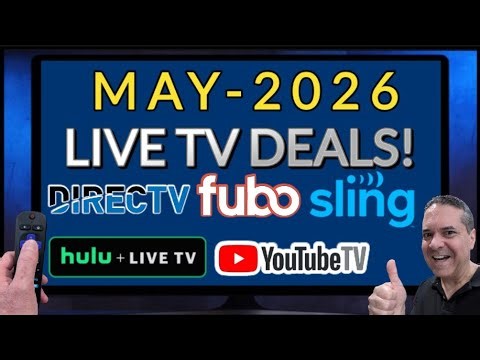 BEST LIVE TV Plan Deals-May 2026⚾🎬