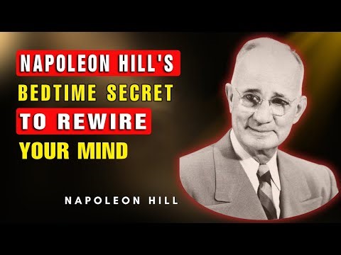 How Napoleon Hill Used Bedtime to Rewire His Mind for Success| Napoleon Hill