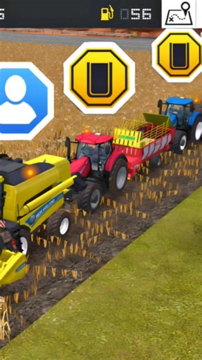 Multiplayer Complete Chain Of Harvesting #fs18 #viralshort #newshort #trendingshort #short #shorts