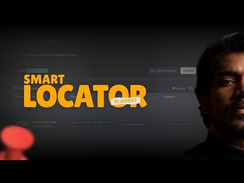 I built my first AI Agent - Smart AI Locator - Test Automation 