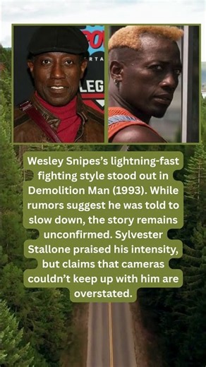 Wesley Snipes’ Incredible Speed in Demolition Man!