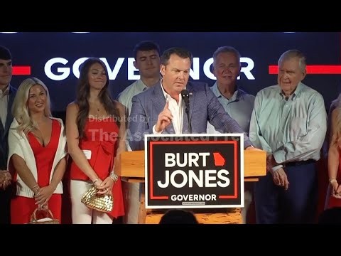 Lt. Gov. Burt Jones advances to GOP runoff for Georgia governor, thanks Trump
