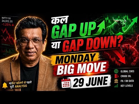 nifty prediction for tomorrow & bank nifty analysis for monday 28/6/2026