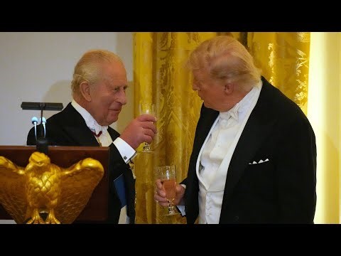 WATCH: Trump and King Charles deliver address at White House state dinner