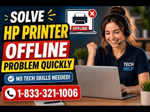 Don’t Panic! Fix Your HP Printer Offline Issue Fast | HP Printer Showing Offline? Try Simple Trick