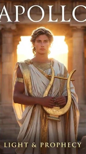 Apollo Ruled Light, Music and Prophecy Greek Mythology #Shorts