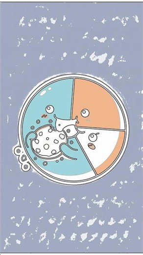 Easy Kawaii Pie Chart! Draw a Cute Cookie Eater