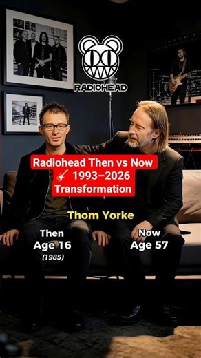 Radiohead Then vs Now 🎸 1993–2026 Transformation
