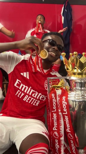 BUKAYO SAKA IS A PREMIER LEAGUE CHAMPION!