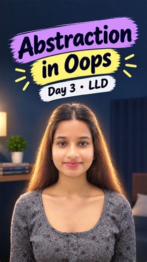 Abstraction in OOPs Explained ⚡ #shorts