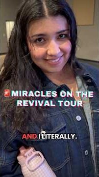 Powerful miracle on the California revival tour!