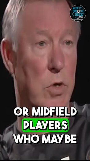🔥 STOP. READ THIS. 🔥 Sir Alex Ferguson reflecting on the keys that brought him success 👇 He points out that it’s not always about talent. Grit and determination can also make players great. Ultimately, the game is about being effective ⚽️✅ One of the things that made Sir Alex Ferguson, quite simply, one of the best managers football at any level has ever seen 🐐was his ability to spot character, not just talent 🔍 | Keepitonthedeck